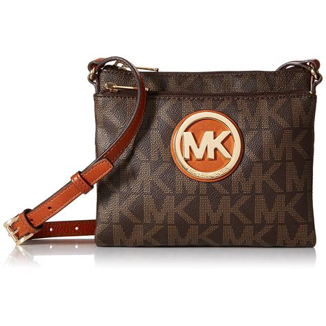 michael kors fulton signature crossbody|Michael Kors fulton crossbody handbag.